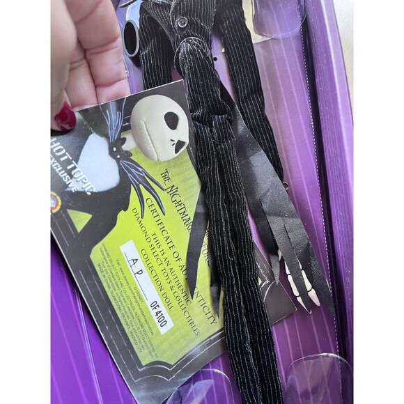 Set 2 Hot Topic Nightmare Before Christmas Coffins Jack Sally Exc Artist Proof - Picture 11 of 12